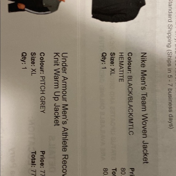 Under armour light jacket, never worn. - Picture 2 of 2